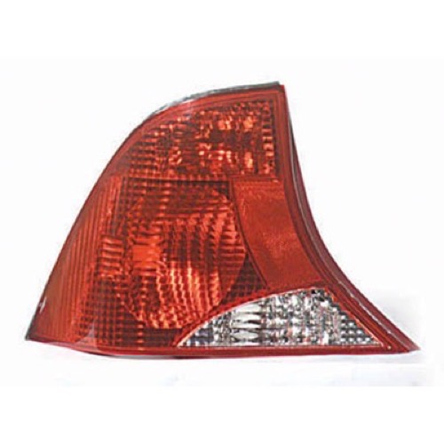 2001 - 2002 Ford Focus Rear Tail Light Assembly Replacement / Lens / Cover - Left (Driver) Side - (4 Door; Sedan)