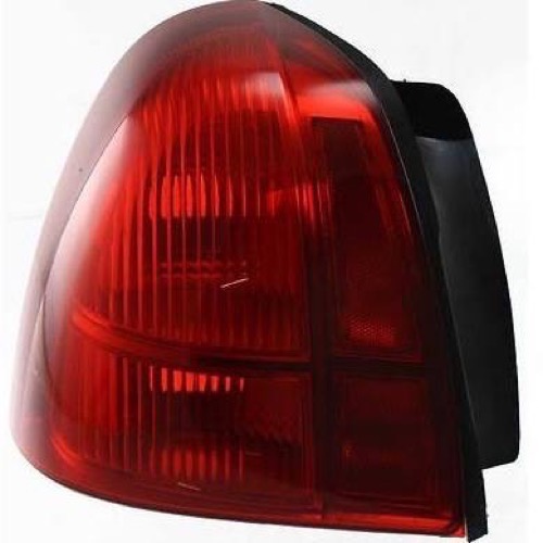 Left (Driver) Rear Tail Light Assembly for 2006 - 2011 Lincoln Town Car, Replacement Lens/Cover,  6W1Z13405AA