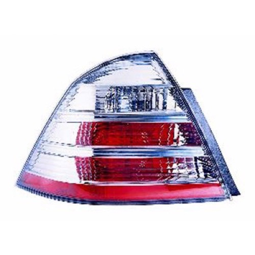Left (Driver) Tail Light Lens/Housing for 2008 - 2009 Ford Taurus, Rear Tail Light Assembly Replacement Housing / Lens / Cover, Includes Lens,  8G1Z13405A, Replacement