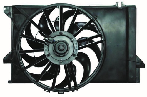 Radiator Cooling Fan Assembly for 1992 - 1993 Ford Tempo Engine, 2.3L L4 Electric Fan Assembly,  F23Z8C607C, Replacement