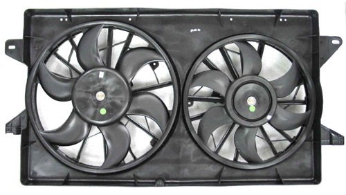 Radiator Cooling Fan Assembly for 2004 - 2007 Ford Freestar, OEM 5F2Z8C607CB, Engine Compatible with 3.9L V6 and 4.2L V6, without Towing Package, Replacement