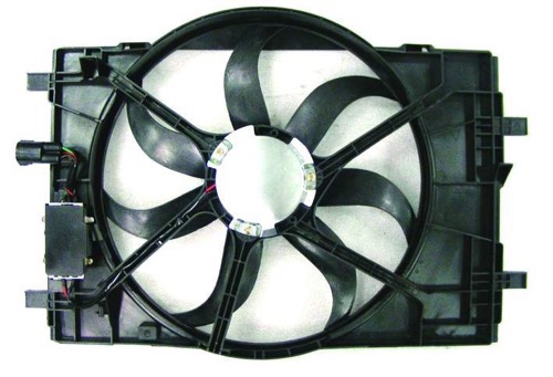 Radiator Cooling Fan Assembly for 2006 - 2009 Mercury Milan Engine,  7E5Z8C607A, Replacement