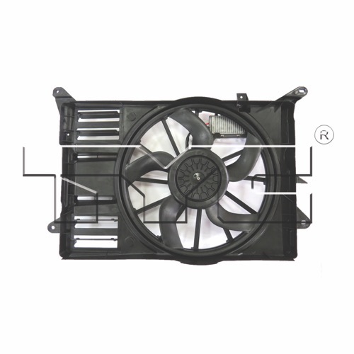 Radiator Cooling Fan Assembly for 2012-2014 Ford Edge, 2.0L L4 Engine,  CT4Z8C607C, Replacement