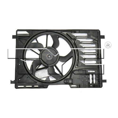 Radiator Cooling Fan Assembly for 2014 - 2017 Ford Transit Connect Engine, Auto Air Conditioner,  CV6Z8C607K, Replacement