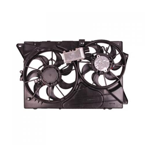 Radiator Cooling Fan Assembly for 2010 - 2012 Ford Explorer, Includes Controller; OEM (OEM): BA8Z8C607G, Replacement.