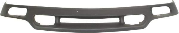 Front Lower Valance Air Deflector for Sierra 1999-2004, Textured, with Fog Light Holes, Replacement