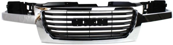 Chrome Shell/Black Insert Grille for GMC Canyon 2004-2012, Replacement