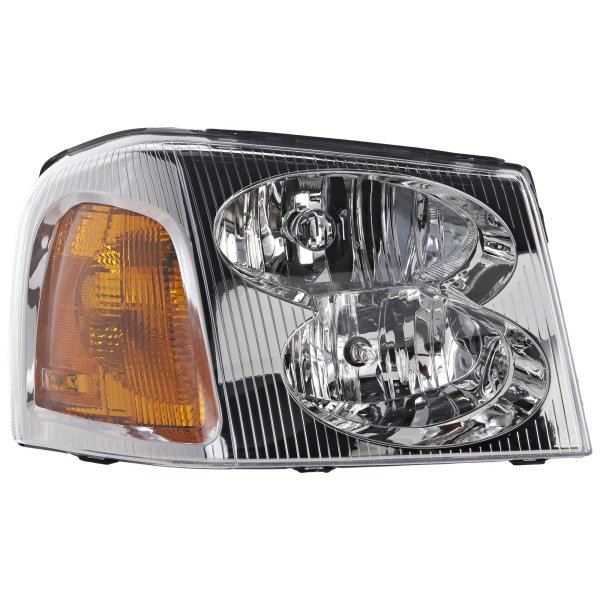 Headlight Assembly for GMC Envoy 2002-2009, Right (Passenger), Halogen, Replacement