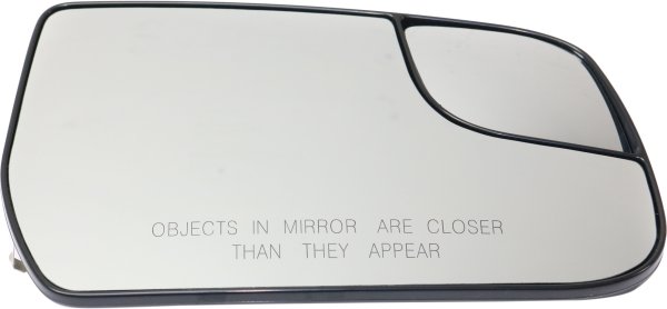 Mirror Glass for Chevrolet Equinox 2010-2016, Right (Passenger), Non-Heated, without Signal, with Backing Plate and Blind Spot Glass, Replacement