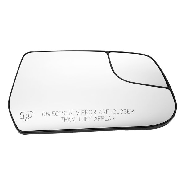 Mirror Glass for Chevrolet Equinox 2010-2017, Right (Passenger) Side, Heated, without Signal, with Backing Plate and Blind Spot Glass, Replacement