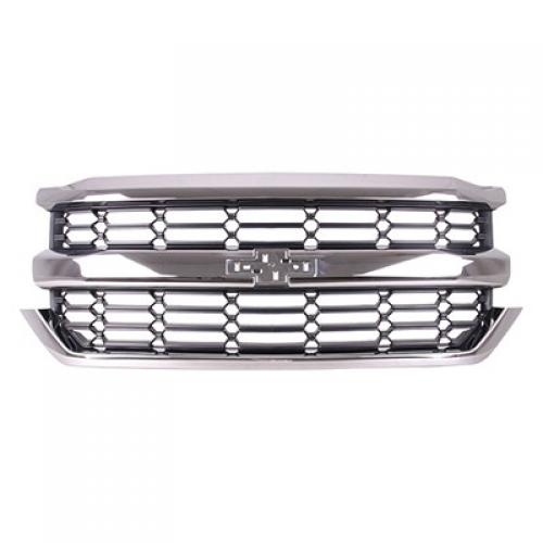 2016 - 2019 Chevrolet (Chevy) Silverado 1500 Grille Assembly