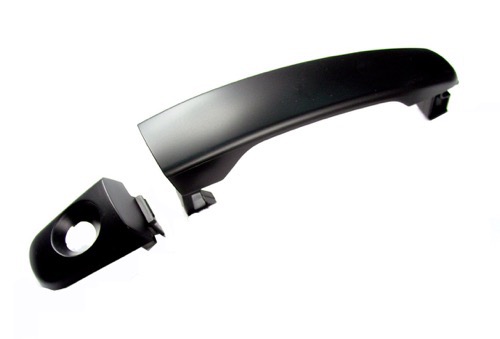 Front Left (Driver) Outer Door Handle for 2004 - 2010 Chevrolet Equinox, w/ Cap, Primed-To-Match, OEM 22672194-PFM Replacement