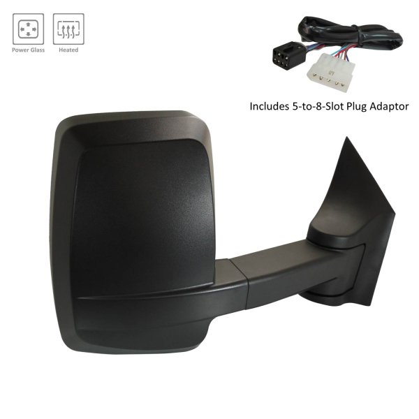 2003 - 2018 Chevrolet (Chevy) Express 3500 Side View Mirror - Left (Driver)