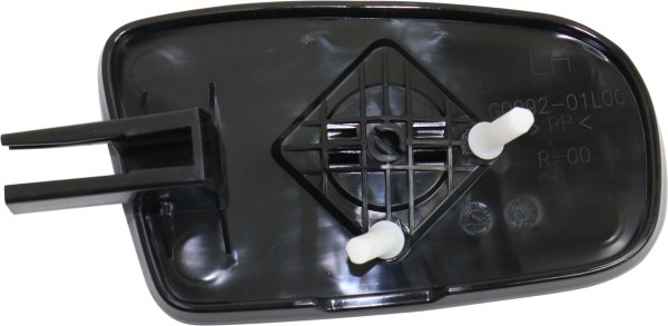 Mirror Glass for Chevrolet Cavalier/Pontiac Sunfire 1995-2005, Left (Driver), Non-Heated, with Backing Plate, Compatible with Convertible/Coupe/Sedan Models, Replacement