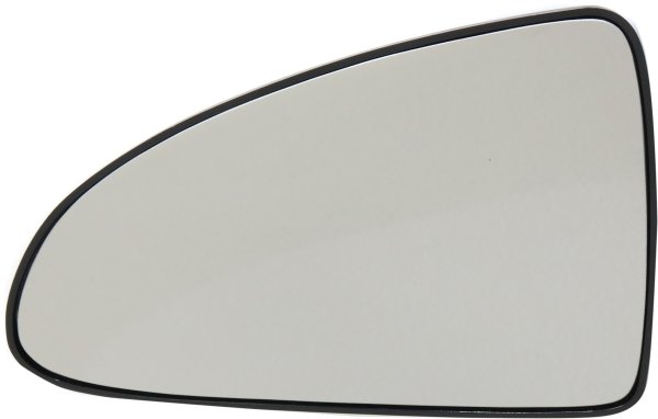 Mirror Glass for Chevrolet Malibu 2004-2008, Pontiac G6 2005-2010, Left (Driver), Non-Heated, Suitable for Base/LS Models 2004-2008/SS Model 2006-2007, Includes 2008 Classic, with Backing Plate, Replacement