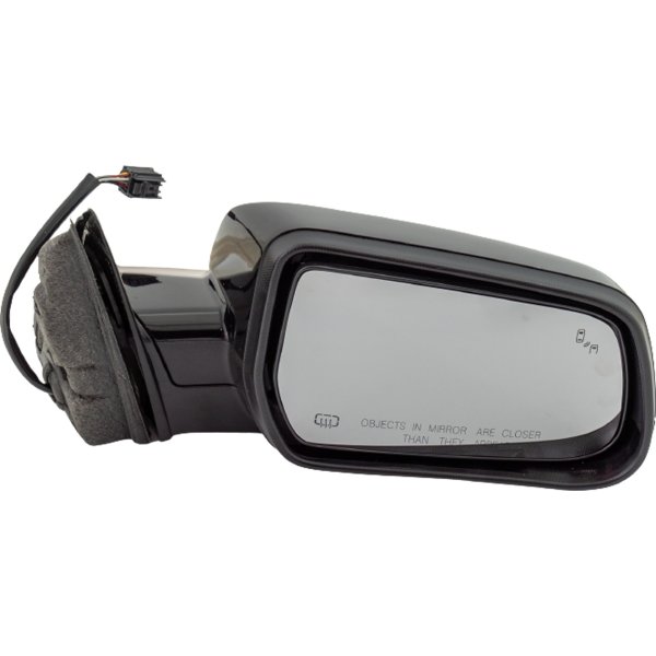 Power Heated Manual Folding Right (Passenger) Mirror for 2016-2017 Chevrolet Equinox/GMC Terrain, Paintable with Blind Spot Detection in Glass, without Auto Dimming, Memory, Signal Light, Replacement