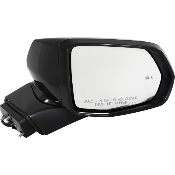 Power Mirror for Chevrolet Blazer 2019-2022, Right (Passenger), Manual Folding, Heated, Paintable, In-Housing Signal Light, Memory, Blind Spot Detection in Glass, Auto-Dimming, Without Puddle Light, Replacement