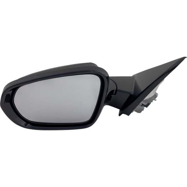 Power Mirror for Chevrolet Trailblazer 2021-2024 Left (Driver), Manual Folding, Heated, Paintable, Activ/RS Models, Without Object Sensor Holes, Without Auto Dimming, Blind Spot Detection, Memory, Puddle and Signal Light, Replacement