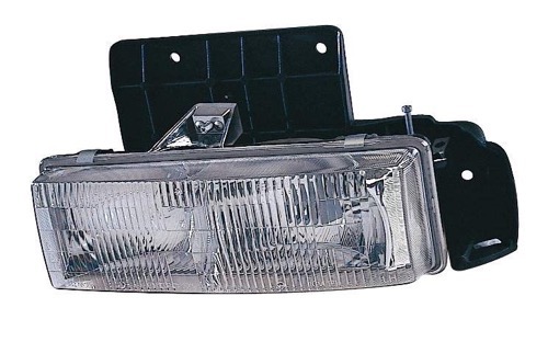 1995 - 2005 Chevrolet Astro Front Headlight Assembly Replacement Housing / Lens / Cover - Left (Driver) Side