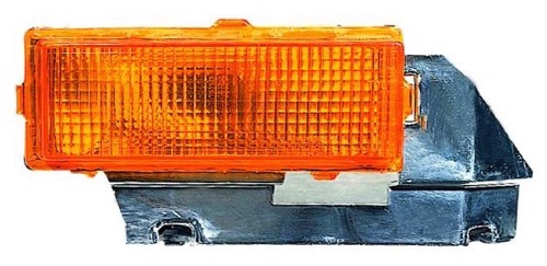 Left (Driver) Park Light Assembly for 1992 - 1995 Oldsmobile 88, Including Signal Light,  5976159, Lens Cover, Replacement