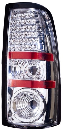 LED Design Tail Light Replacement Set for 1999-2005 Chevrolet Silverado 2500 Fleetside -  GM2811178 w/Bright Housing