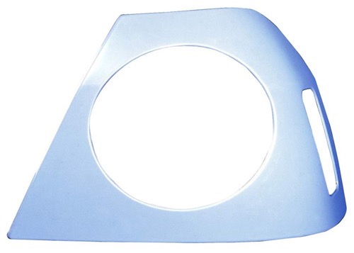 Rear Light Cover for 2000 - 2005 Chevrolet Impala, Right (Passenger) Side Replacement on Quarter Panel, Combination Light Cover, Black-Paint to Match,  88956008