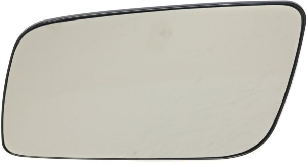 Mirror Glass Replacement for Chevrolet Astro/GMC Safari Van 1985-2005, Left (Driver), Non-Heated, Below Eyeline, with Backing Plate