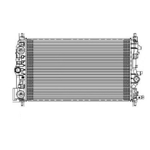 Radiator Assembly for 2011 - 2014 Chevrolet Cruze, 1.8L L4 Automatic Transmission OEM 13267669 Replacement