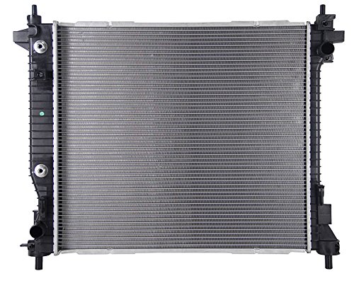 Radiator Assembly for 2010 - 2011 Cadillac SRX, From 6-7-10, OEM Part: 20926496, Replacement