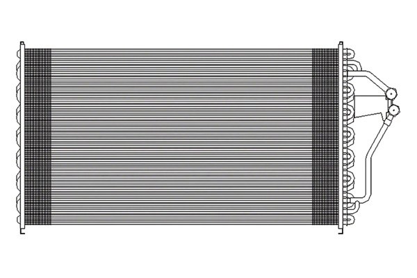 A/C Condenser for 1994 - 1999 Oldsmobile 98, A/C Condenser  52462563, Replacement