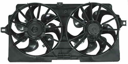 Radiator Cooling Fan Assembly for 1999 Buick Century, 3.1L V6 Engine, Dual Fan Assembly,  GM3115117, Replacement