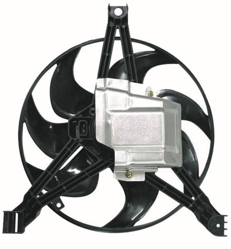 Radiator Cooling Fan Assembly for 1997 - 1998 Pontiac Trans Sport, Right (Passenger) Side and Left (Driver) Side, includes Motor/Blade/Shroud, Coded UA,  GM3115120, Replacement
