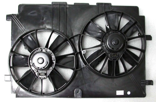 Radiator Cooling Fan Assembly for 1998 - 2002 Pontiac Firebird 3.8L V6, Includes Motors, Blades, Shroud, Dual Fan Assembly,  GM3115154, Replacement