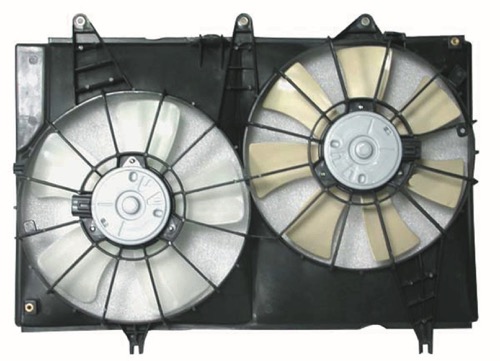 Radiator Fan/Motor Assembly for 2003 - 2007 Cadillac CTS, Engine/Radiator Cooling Fan Assembly, Motor/Blade/Shroud Assembly, Replacement,  25708388-PFM