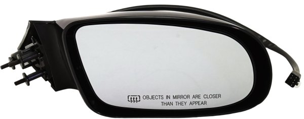 Power Mirror for Chevrolet Caprice 1995-1996, Right (Passenger) Side, Manual Folding, Heated, Paintable, Replacement