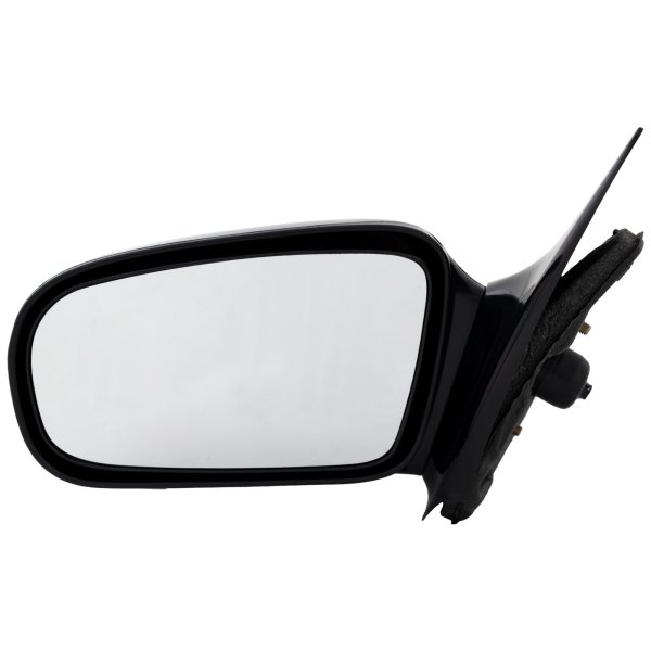 Manual Remote Mirror for Chevrolet Cavalier/Pontiac Sunfire 1995-2005, Left (Driver), Non-Folding, Non-Heated, Paintable, without Auto Dimming, Blind Spot Detection, Memory, and Signal Light, Coupe, Replacement
