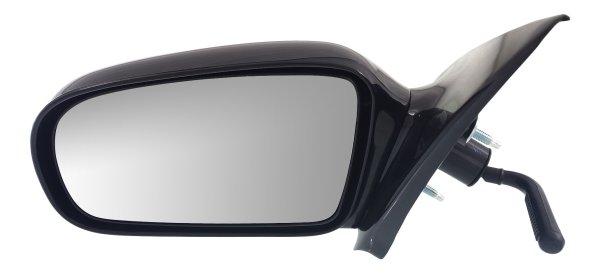Manual Remote Mirror for Chevrolet Cavalier/Pontiac Sunfire 1995-2005, Left (Driver), Non-Folding, Non-Heated, Paintable, without Auto Dimming, Blind Spot Detection, Memory, Signal Light, Sedan, Replacement