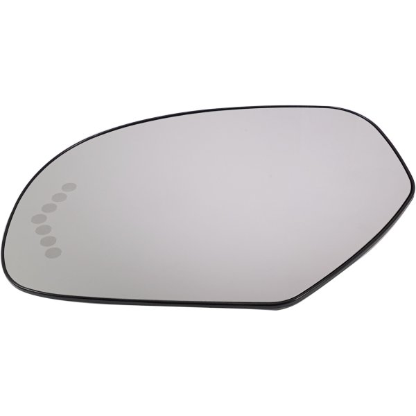 Heated Mirror Glass with Backing Plate and Signal Light for Chevrolet Silverado/Sierra 2500 HD/3500 HD/Suburban/Yukon, 2007-2014, Left (Driver), Without Auto Dimming and BSD, Replacement
