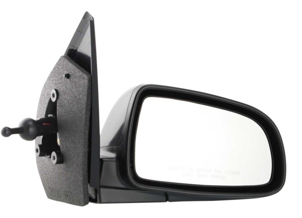 Manual Remote Mirror for Chevrolet AVEO 2007-2011 Right (Passenger), Manual Folding, Non-Heated, Paintable, No Auto Dimming, Blind Spot Detection, Without Memory and Signal Light, Sedan, Replacement