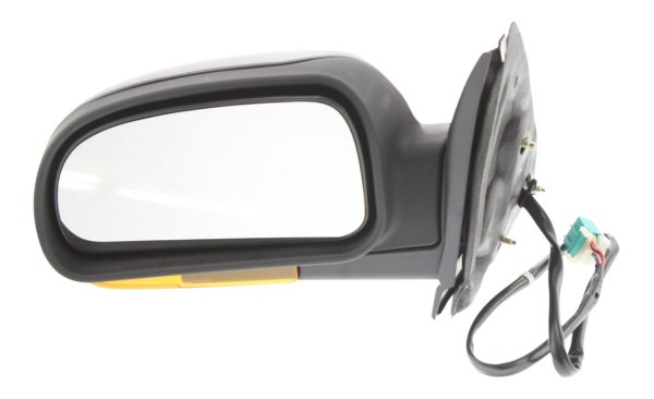 Power Folding, Heated Textured Mirror for Chevrolet Trailblazer 2002-2009, Left (Driver), with Signal Light, Replacement