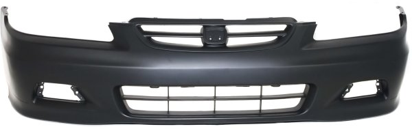 Front Bumper Cover for Honda Accord 2001-2002, Primed (Ready to Paint), Coupe, Replacement