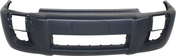 Front Bumper Cover for Hyundai Tucson 2005-2009, 2.7L Engine, Primed (Ready to Paint), with Side Marker Light Holes, with Fog Light Holes, Replacement
