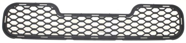 Front Bumper Grille with Air Intake for Hyundai Santa Fe 2001-2006, Black, Plastic, Replacement