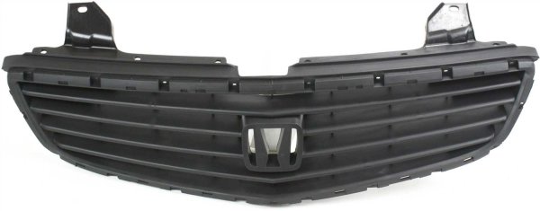 Grille Insert for Honda Odyssey 1999-2001, Textured Black Shell and Insert, Plastic, Replacement