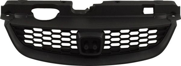 Plastic Grille Insert for Honda Civic Coupe 2004-2005, Painted Black Shell and Insert, Replacement