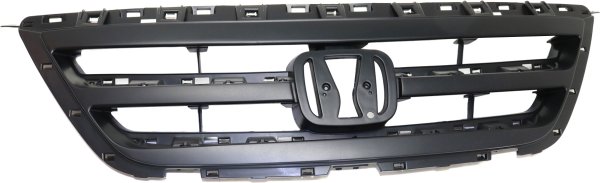 Grille Insert for 2005-2007 Honda Odyssey, Painted Black Shell and Insert, Replacement