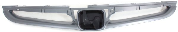 Grille Insert for 2006-2007 Honda Accord, Primed (Ready to Paint) Shell and Insert, Polypropylene, Sedan, Replacement