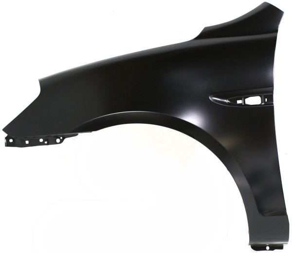 Front Fender for Hyundai Accent 2006-2011, Left (Driver), Primed (Ready to Paint), Steel, with Side Light Hole, Hatchback 2007-2011/Sedan, Replacement