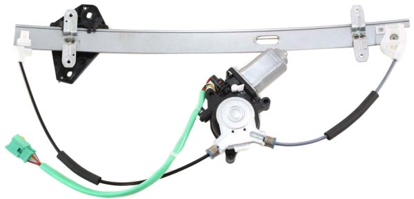Front Window Regulator with Power and Motor for 2002-2006 Honda CR-V, Left (Driver) Side, Replacement