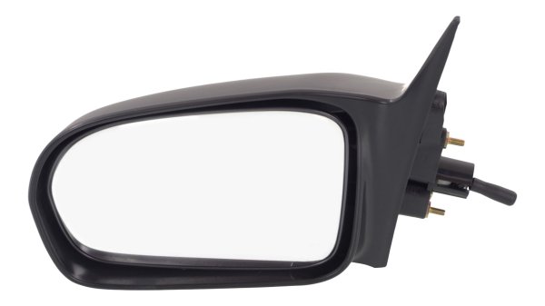 Manual Remote Mirror for 2001-2005 Honda Civic, Left (Driver), Non-Folding, Non-Heated, Paintable, without Auto Dimming, Blind Spot Detection, Memory, and Signal Light, Sedan, Replacement